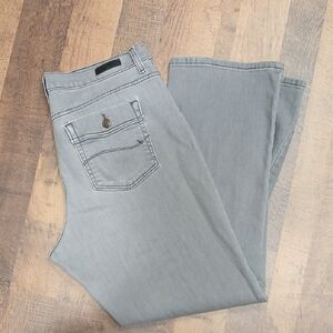 Lee Relaxed Fit Gray Denim Jeans Sz 16
